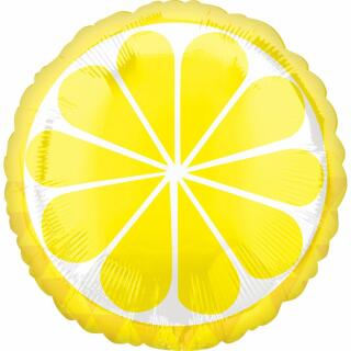 Folienballon Zitrone, 43 cm