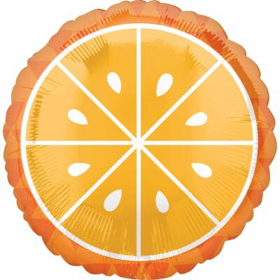 Folienballon Orange, 43 cm