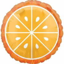Folienballon Orange, 43 cm