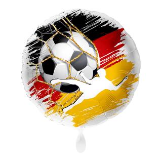 Folienballon Fußball - Deutschland, 43 cm