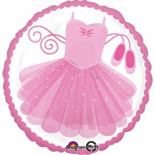 Folienballon Ballerina, 43 cm