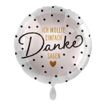 Folienballon Ich wollte einfach Danke sagen, 43 cm