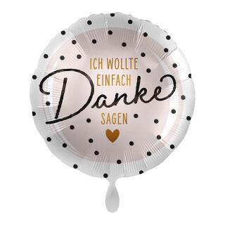 Folienballon Ich wollte einfach Danke sagen, 43 cm