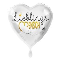 Folienballon Lieblingsmensch, 43 cm