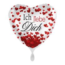 Folienballon Ich liebe Dich, 43 cm