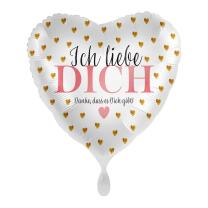 Folienballon Ich liebe Dich - Danke, dass es dich gibt,...