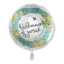 Folienballon Willkommen zurück, 43 cm