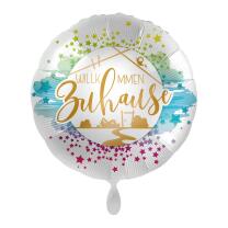 Folienballon Willkommen Zuhause, 43 cm
