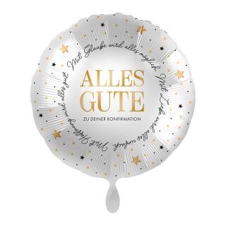 Folienballon Alles Gute zu deiner Konfirmation, 43 cm