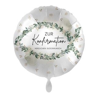 Folienballon Zur Konfirmation Herzlichen Glückwunsch, 43 cm