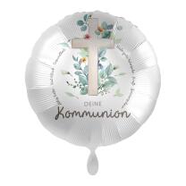 Folienballon Deine Kommunion, 43 cm