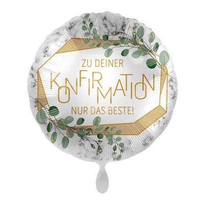 Folienballon Zu deiner Konfirmation nur das Beste, 43 cm