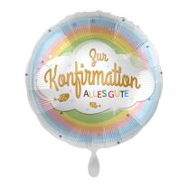 Folienballon Zur Konfirmation alles Gute, 43 cm