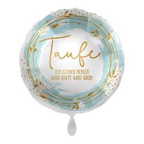 Folienballon Taufe - Ein kleiner Mensch wird heute ganz...