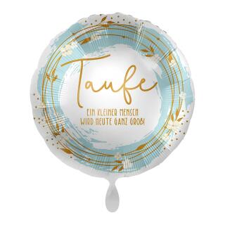 Folienballon Taufe - Ein kleiner Mensch wird heute ganz groß, 43 cm