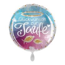 Folienballon Glückwunsch zur Taufe, 43 cm