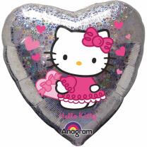 Folienballon Herz Hello Kitty  43 cm
