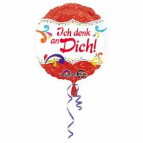 Folienballon Ich denk an Dich!  43 cm