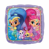 Folienballon Shimmer und Shine, 43 cm