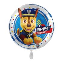 Folienballon Paw Patrol Chase - Happy Birthday, 43 cm