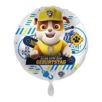 Folienballon Paw Patrol Rubble - Alles Gute zum...