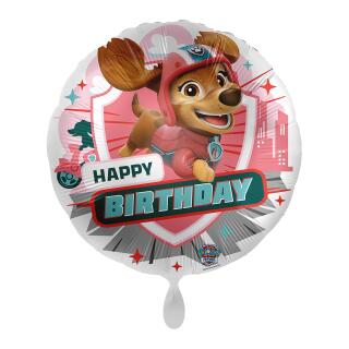 Folienballon Paw Patrol Liberty - Happy Birthday, 43 cm
