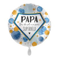 Folienballon - Papa Du bist unser Superheld, 43 cm
