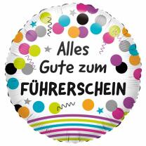 Folienballon  - Alles Gute zum Führerschein, 43 cm