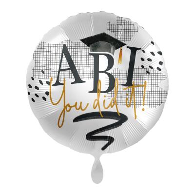 Folienballon - ABI You did it!, 43 cm