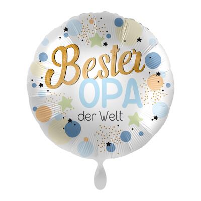 Folienballon - Bester  Opa der Welt, 43 cm