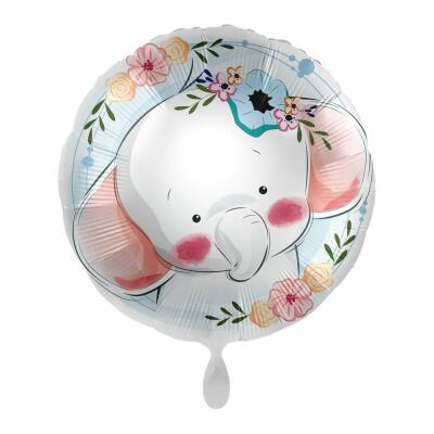 Folienballon - süßer Elefant, 43 cm