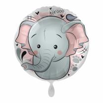 Folienballon - Elefant, 43 cm