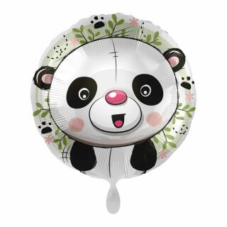 Folienballon - fröhlicher Panda, 43 cm