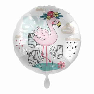 Folienballon - Flamingo, 43 cm