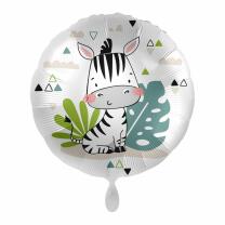 Folienballon - Zebra, 43 cm