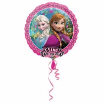 Folienballon Musikballon - Frozen Anna Elsa, 71 cm