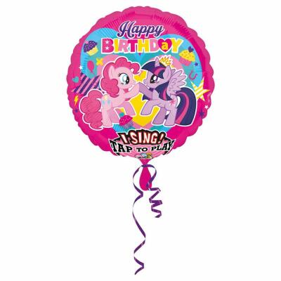 Folienballon Musikballon - My little Pony - Happy Birthday, 71 cm