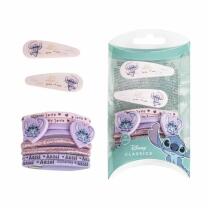 Stitch - Haarspangen und Haargummis im Set, 10 Stück