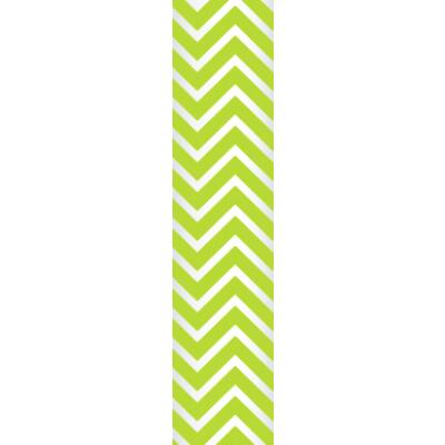 Ursus Papierstrohhalme Trinkhalme Chevron grün (17) Ø 0,6 cm