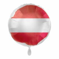 Folienballon - Flagge Österreich, 43 cm
