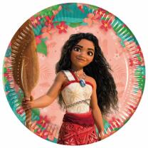 Pappteller Vaiana Moana - 23 cm, 8 Stück