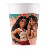 Pappbecher Vaiana Moana, 8 Stück