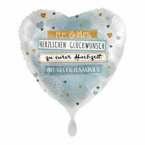 Folienballon - Hochzeit - Mr. & Mrs....