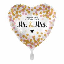 Folienballon - Hochzeit - Herzlichen Glückwunsch Mr....