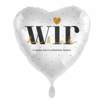 Folienballon XXL - Hochzeit - Wir - du & ich, In...