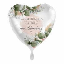 Folienballon - Hochzeit - ein Leben lang, 43 cm