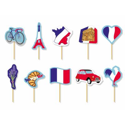 Frankreich - Party-Picker, 20 Stück