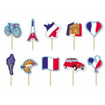 Frankreich - Party-Picker, 20 Stück
