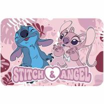 Tischset - Platzset - Stitch - Angel, 43 x 28 cm rosa