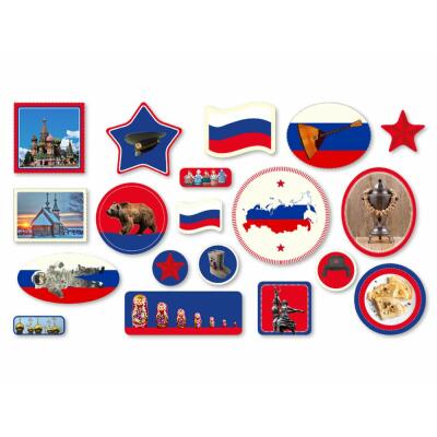 Russland - XXL Konfetti  - 57 Teile
